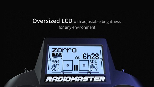 RadioMaster Zorro ELRS 2.4G Remote Controller CC2500 JP4IN1 RC Radio Transmitter - Picture 7 of 39