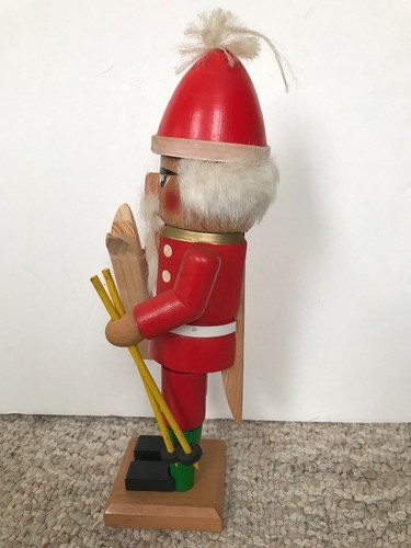 ❤️BASTONES DE NIEVE DE ESQUÍS SANTA STEINBACH DE COLECCIÓN ~ ANTIGUOS ~ 11.5" ~ Reparados❤️ - Imagen 3 de 4