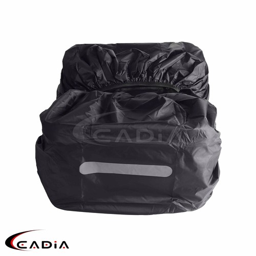 3Pcs Nylon Bags Saddlebag Handlebar T-Bar Bag For Harley Dyna Softail Sportster - Picture 8 of 11