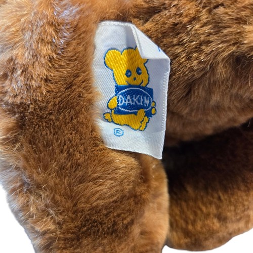 1980s Dakin Twinkle Toes Ballerina and Musical Articulated Plush Brown Bears - Picture 5 of 12