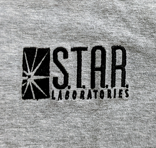 DC Comics The Flash Embroidered Star Labs T-Shirt, DC Comics T-Shirt - XL - Picture 2 of 4