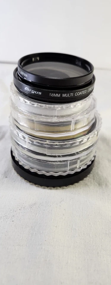 Lot of (7) lens filers HDYA, Targus, Nikura, Toyo optics, Prima. Quantaray, - Image 2 of 4
