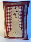 Whimsical Cat pillow/decor Country/Gingham/patchwork