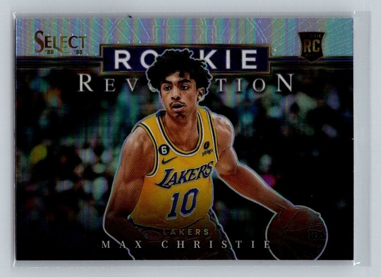 2022-23 Select Rookie Revolution Max Christie Silver Prizm RC Rookie - Lakers
