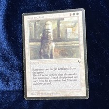 Dust to Dust The Dark Magic the Gathering Card MTG MP