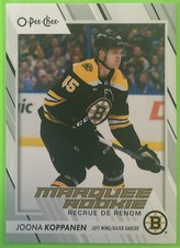 2023-24 O-Pee-Chee Hockey Marquee Rookie #552 Joona Koppanen RC Boston Bruins 