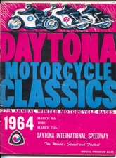 Sports Pub: Daytona Int'l Speedway Daytona 200 Motorcycle Race Program AMA 3/...