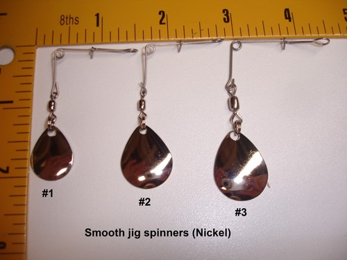Jig spinner escarabajo spinner Colorado níquel latón pulido cobre 00 0 1 2 3 - Imagen 7 de 7