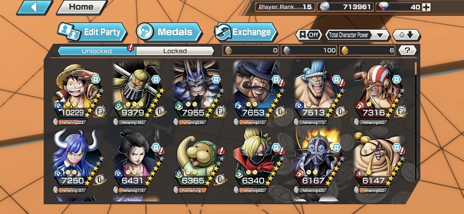 one piece bounty rush account