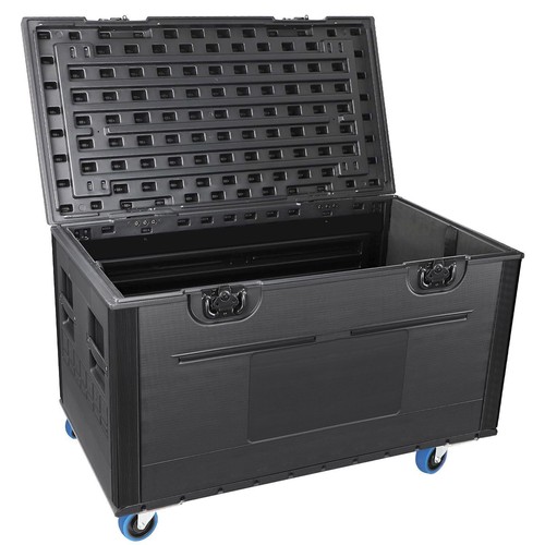 2PCS Cable Trunk ATA Road Case Utility Road Trunk Flight Case for Pro Audio USA - Imagen 4 de 12