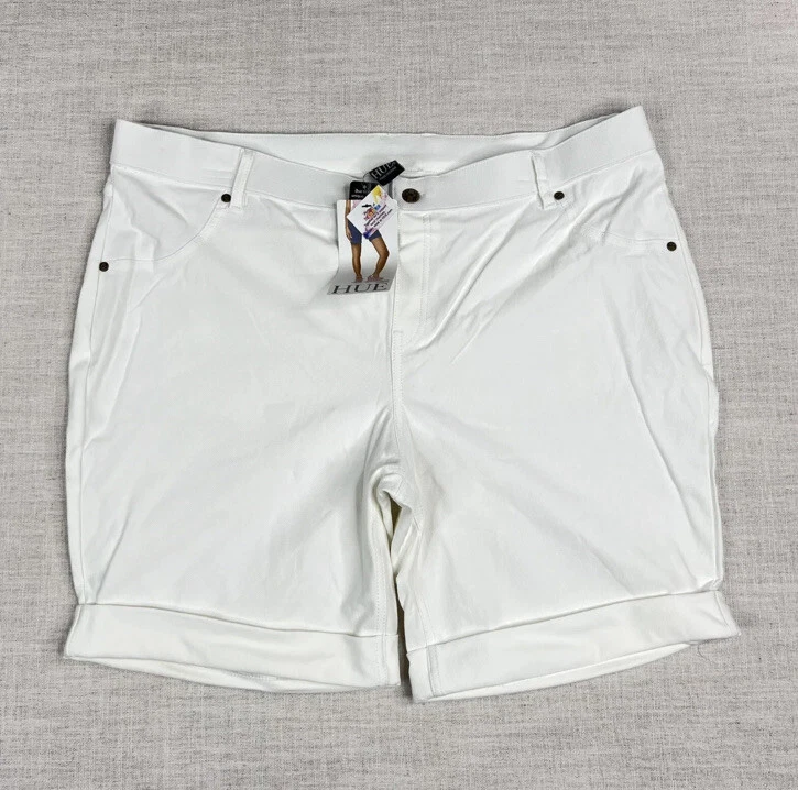 Hue cuffed essential denim best sale shorts