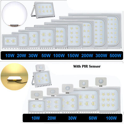 LED Floodlight 20/30/50Watt PIR Motion Security Flood Light Warm Cool Wall Light LED Floodlight 20/30/50Watt PIR Motion Security Flood Light Warm Cool Wall Light