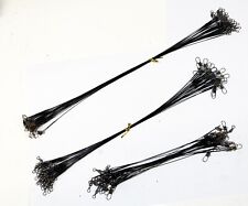 20pc Fishing Pike Sea Zander Lure Swivel Link Barrel Wire Trace £4.99 Post Free