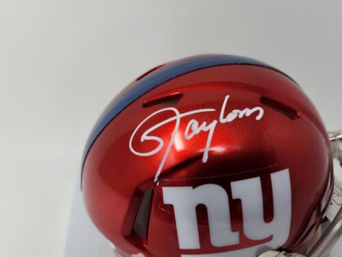 Lawrence Taylor Signed Riddell New York Giants Flash Mini Helmet JSA COA - Picture 2 of 3