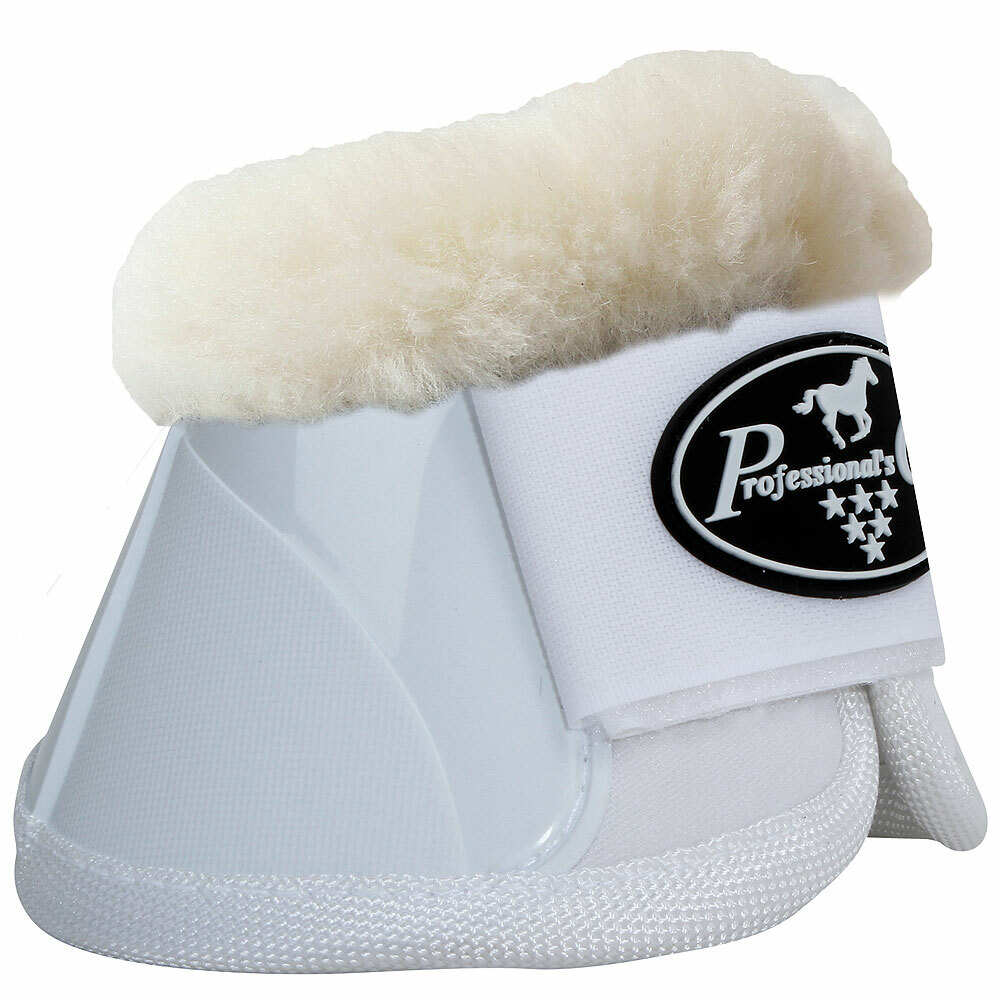 U--WHI X LRG PROFESSIONAL CHOICE FLEXIBLE HORSE SPARTAN FLEECE BELL BOOTS WHITE U--WHI X LRG PROFESSIONAL CHOICE FLEXIBLE HORSE SPARTAN FLEECE BELL BOOTS WHITE