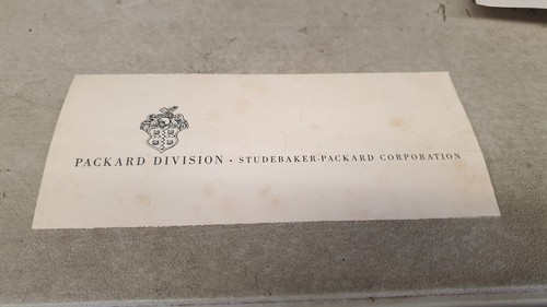 1956 PACKARD PREDICTOR Concept Original Sales Brochure RARE - Picture 4 of 4