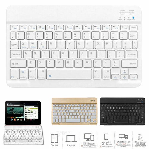 10-inch Wireless Bluetooth Keyboard for MAC iOS Android PC iPad Tablet Universal - Picture 8 of 15