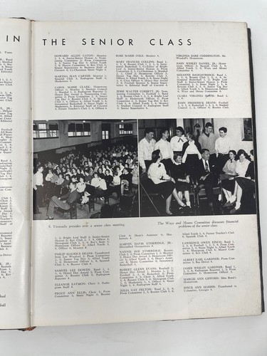 1955 Charles L. Coon High School Yearbook - Wilson, North Carolina - Cocoon - Picture 6 of 11