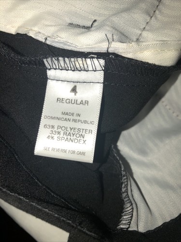 Chaps Boy's Sz 4 Suit Separates Black Dress Pants Stretch MSRP $36 NWT - Picture 5 of 5