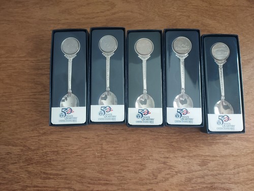 Set completo 50 cucchiai da collezione Stati Uniti nuovi di zecca 1999-2008 - Foto 11 di 15