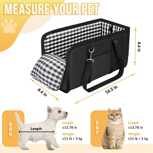 Consola SlowTon Asiento de Coche para Perros - Reposabrazos Portátil para Perros Pequeños...  - Imagen 7 de 7
