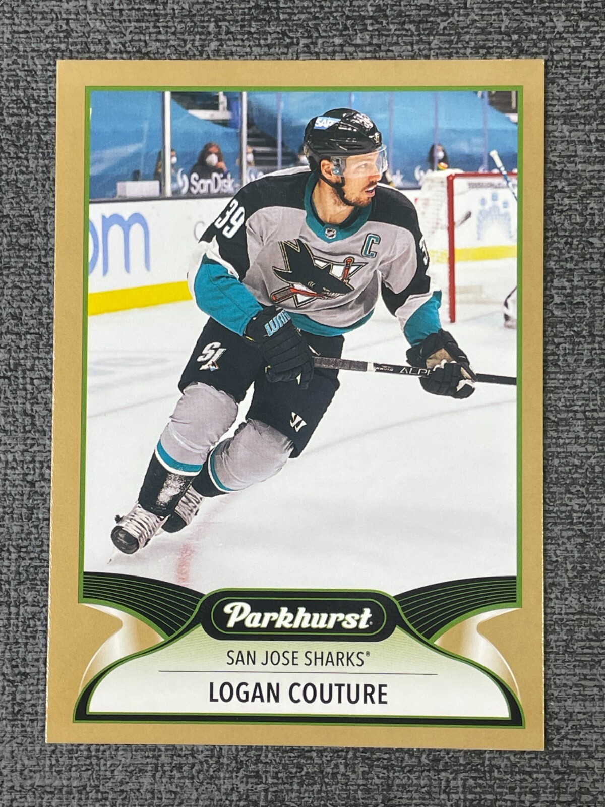Logan Couture 2021-22 21-22 Upper Deck UD Parkhurst Hockey Base #35 Sharks
