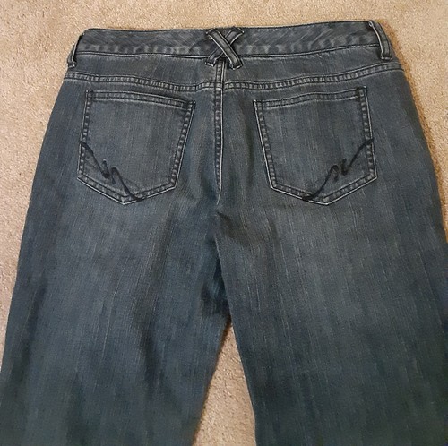 Women's Size 8S Tommy Hilfiger Embroidered Blue Jeans - Picture 4 of 7
