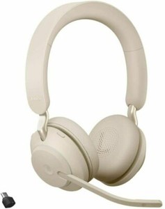 Jabra Evolve2 65 Stereo Wireless Headset (MS Teams, USB-C) - Beige