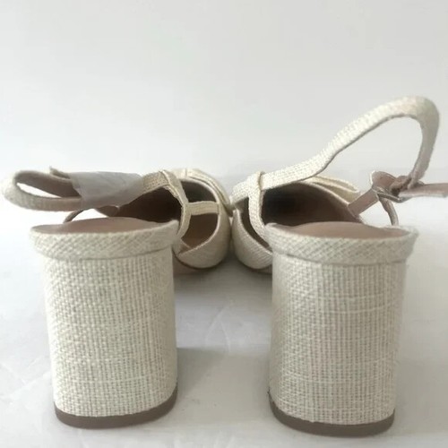 Journee Collection Tailynn Pump Slingback Block Heel Shoes Size 8 WD Wide NIB - Picture 10 of 12