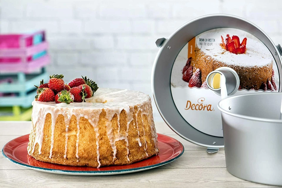 Decora Stampo Angel Food Chiffon Cake in alluminio Ø 25 x 11 Cm - Immagine 2 di 4
