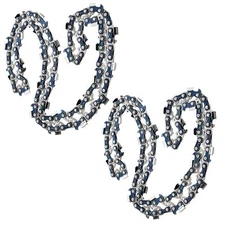 2PCS 16" inch Chainsaw Chain Blade 3/8"LP .043" 56 DL Full Chisel 56DL 3/8" LP