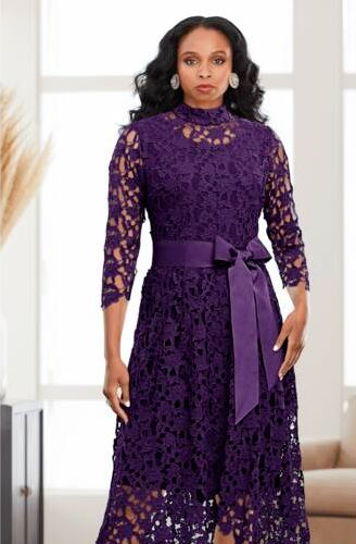 Size 20W PLUS Ashro Black Luana Lace Dress Dinner Date - Foto 6 di 14