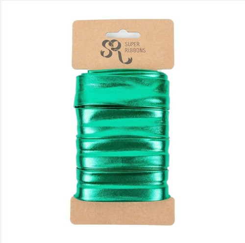 Metallic Schrägband von Super Ribbon 25mm x 5 oder 10 Meter auf Karte - Bild 4 von 7