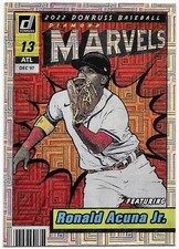 2022 Panini Donruss - Marvels Vector Ronald Acuna Jr Atlanta Braves #M-4