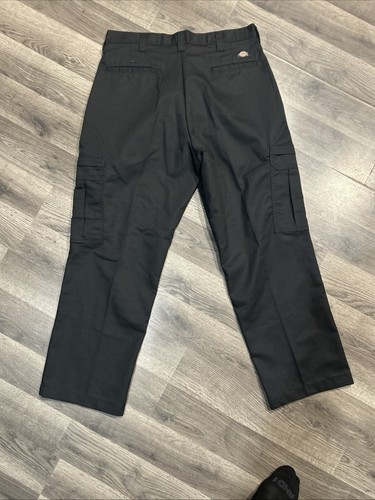 Dickies Men's Flex Cargo Pants 34x30 Occupational Wear 9-Pocket Black - 第 9/15 張圖片