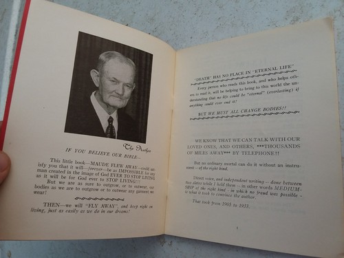 Vintage 1956 Buch ""Maude flog weg"" spirituell okkultes Medium Theosophie religiös - Bild 3 von 6