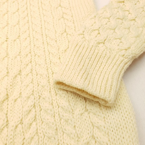 Artisan Womens Sweater Jumper CHUNKY Cable Knit Pullover MEDIUM Wool - Picture 3 of 9