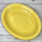 Fiestaware Sunflower Yellow Oval Serving Platter 11.5" HLC USA