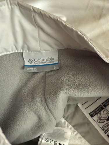 Columbia Snowpants Girls (White Snow Pants) - Youth Small - Picture 4 of 4