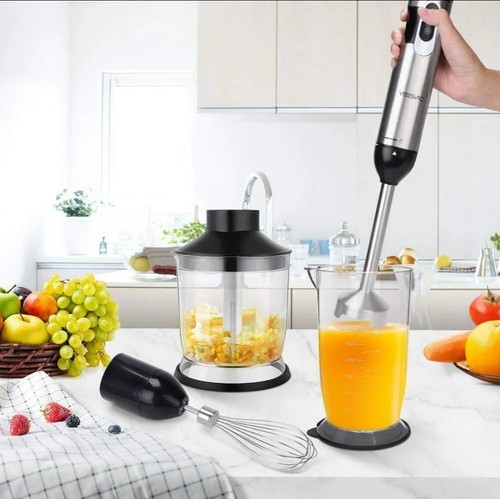 Mezcladora de mano de inmersión máximo 1000 W eléctrica 4 en 1 variable 9 velocidades con cable - Imagen 8 de 13