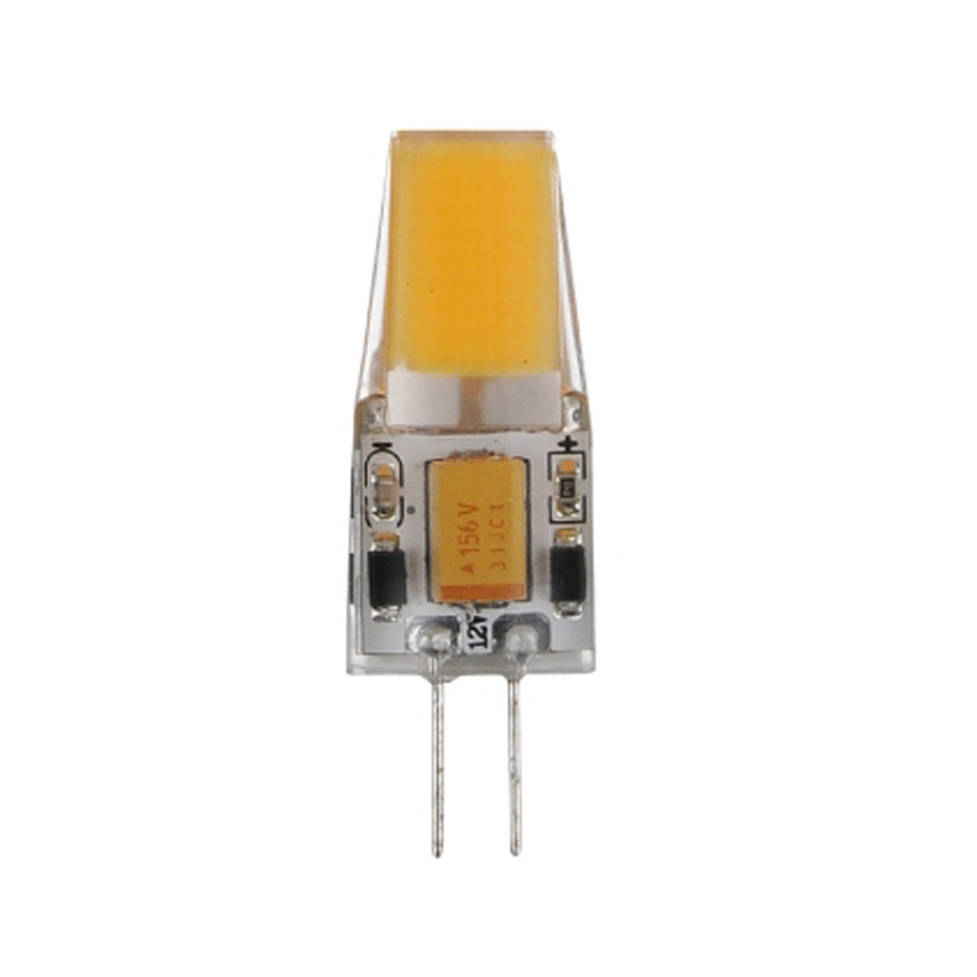 O.N Lampadina a LED COB, bispina G4, luce calda 3000K, 250 lm, 12-24 Vcc