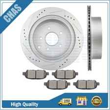 Rear Brake Ceramic Pads And Rotors For Infiniti Q50 Q60 Q70 FX35 Q70L QX60 Kit