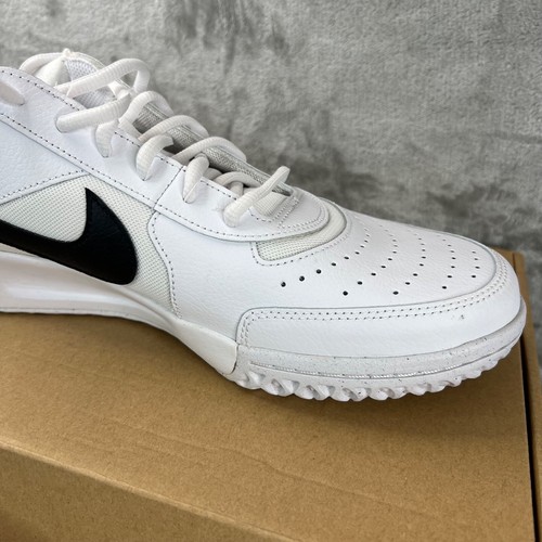 Nike Zoom Court Lite 3 Shoes Mens Size 13 Sneakers White Black DH0626 100 - Picture 6 of 13