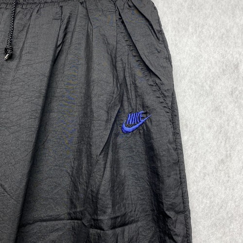 Vintage Nike Challenge Court Windbreaker Nylon Swish Track Jogger Pants Black M - Picture 4 of 20