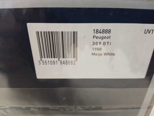 Norev Peugeot 309 GTi 16 Meije white 1988 1/18 184888 - Foto 5 di 5