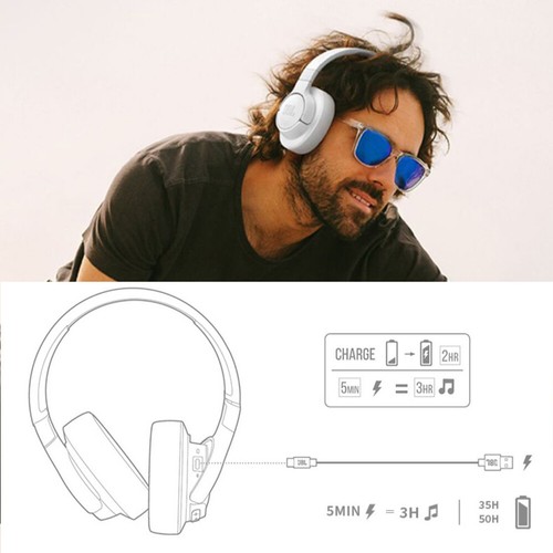 Noise cancelling JBL Sports On-Ear Wireles Running Tune 510BT Headsets Bluetooth - Picture 2 of 16