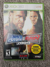 WWE SmackDown vs. Raw 2009 Xbox 360! cib