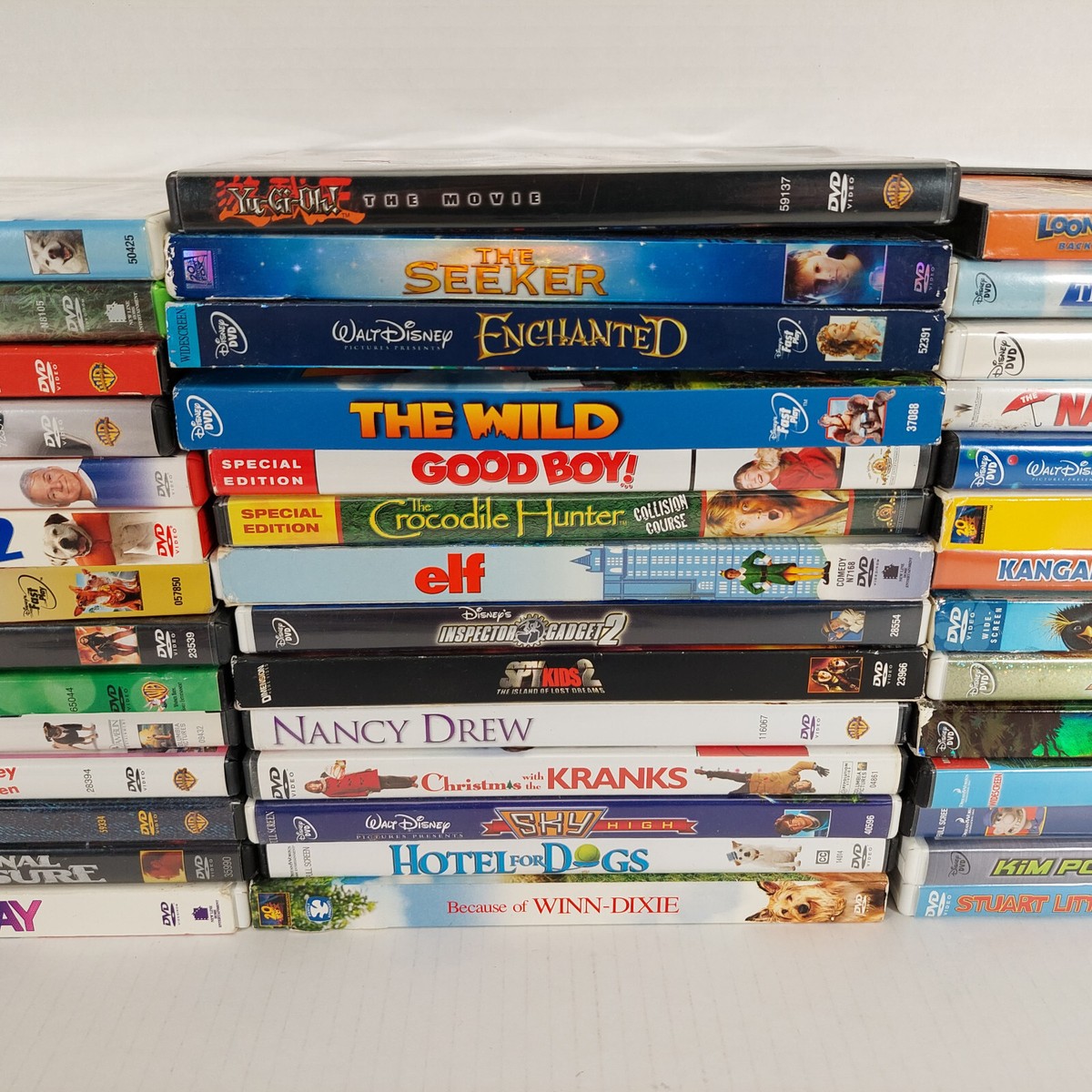 Bulk Lot of 44 DVD Movies - Family, Children, Youth Yu-Gi-Oh