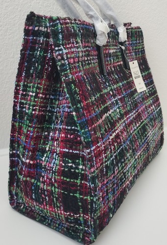 NEW Talbots - Esme Multicolor Woven Tote w/Tags Attached (Retail $159) - Picture 6 of 21