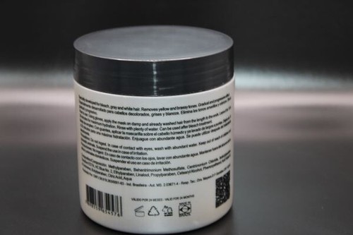 Be-Blond Ultra-White Color Mask 500g – Anti Yellow Toning for Blonde & Gray Hair - Picture 6 of 6